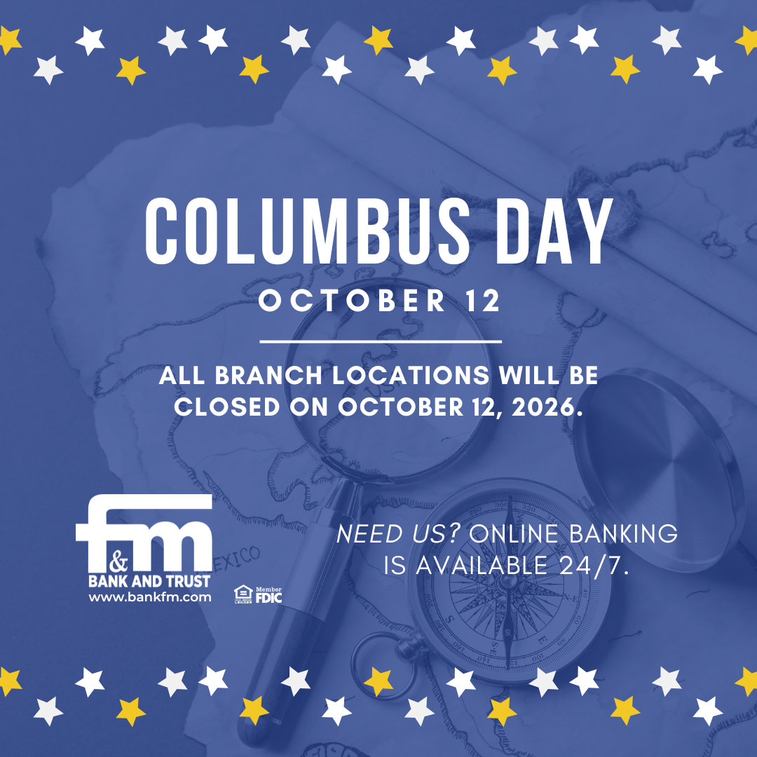 Columbus Day Announcement